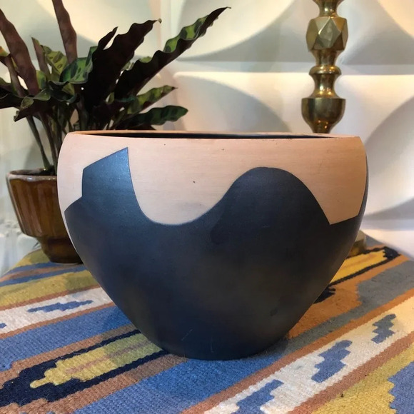 Vintage Chiminazzo Italian Terra Cotta Studio Art Pottery Vase - Picture 2 of 9